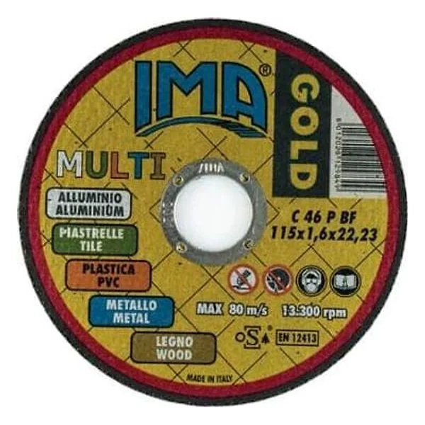Ima Disco 115X1,6X22 Multi Gold – cod. IMA1151622U2TM