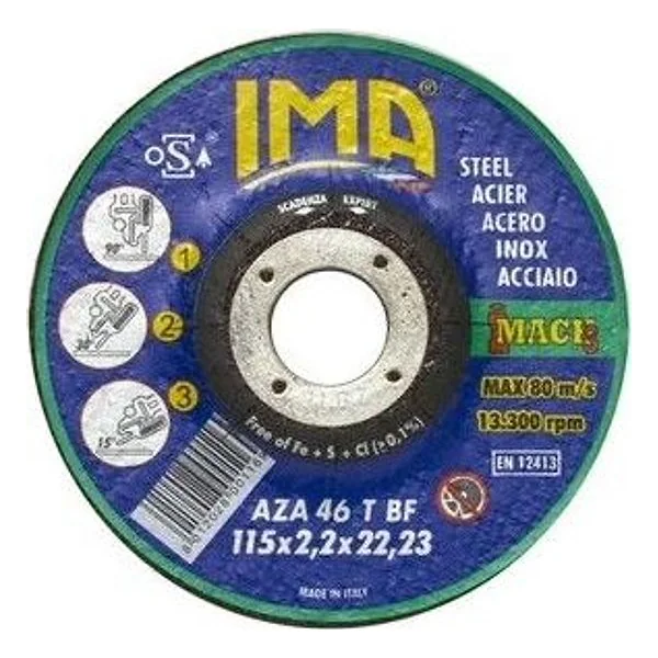Ima Disco per Ferro Taglio e Sbavo D 115X2,2 mm – cod. CPD42801