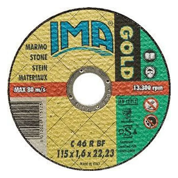 Ima Disco per Marmo Gold Piano D 115X1,6 mm – cod. CPD5516
