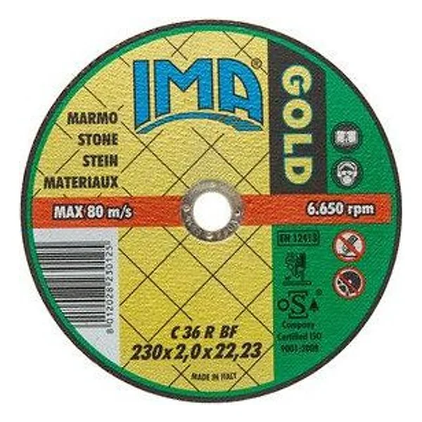Ima Disco per Marmo Gold Piano D 230X2,0 mm – cod. CPD5543