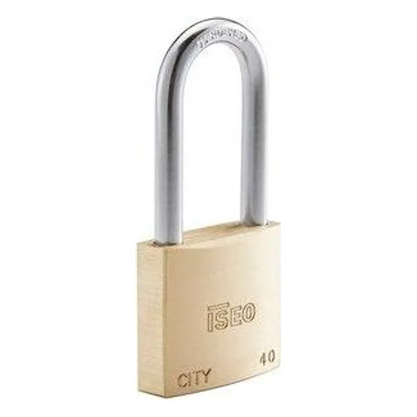 Iseo P700 Lucchetto City Arco Lungo 40MM Ottone – cod. CPD18028