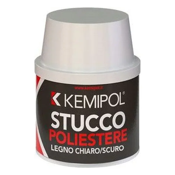 Kemipol Stucco Poliestere per Legno Chiaro Scuro 150 ml – cod. CPD15794