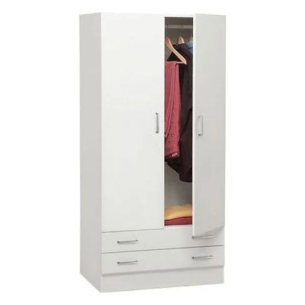 Kit Armadio 2 Ante + 2 Cass 82X46X184,3 Bianco – cod. CPD96252