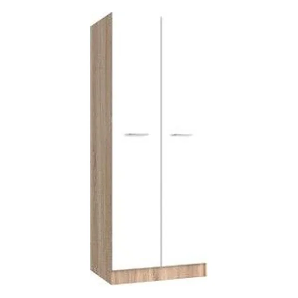 Kit Armadio 2 Ante 71X51,5XH181 cm Rovere Bianco – cod. CPD96997
