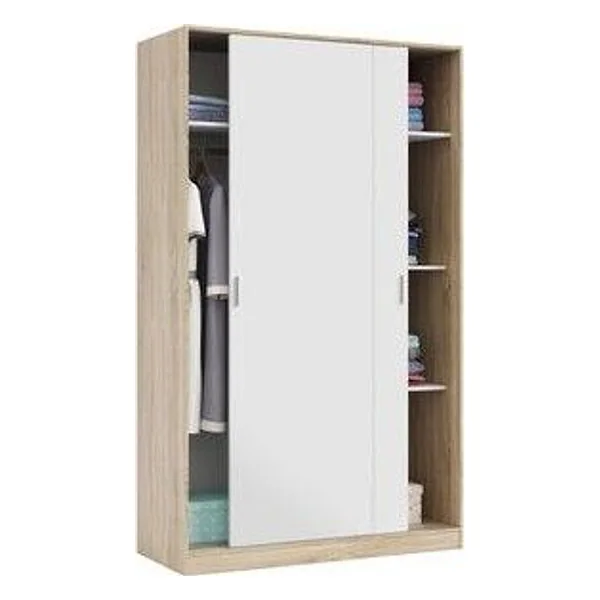 Kit Armadio 2 Ante Scorr 120X50XH200 Rovere/Bia – cod. CPD95688