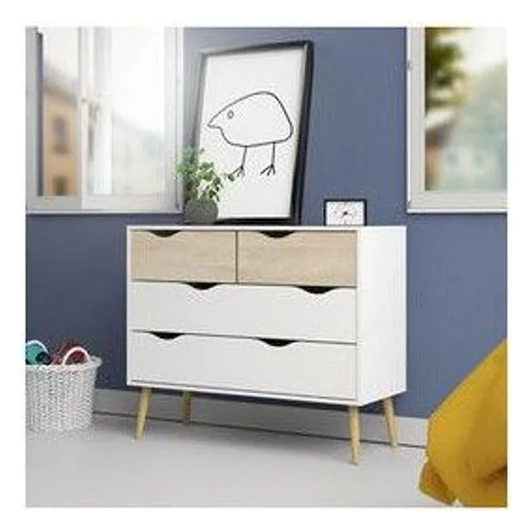 Kit Cassettiera 4 Cassetti Oslo 98X39X81 cm – cod. CPD7910