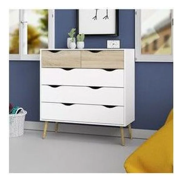 Kit Cassettiera 5 Cassetti Oslo 98X39X100 cm – cod. CPD793