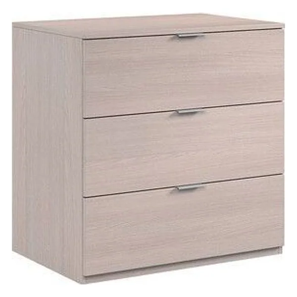 Kit Cassettone 3 Cassetti 80X38X77 Rovere Chiaro – cod. CPD95014