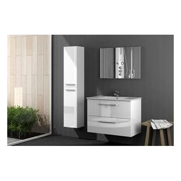 Kit Colonna Bagno Aruba 2 Ante Sosp. Bianco – cod. CPD94615