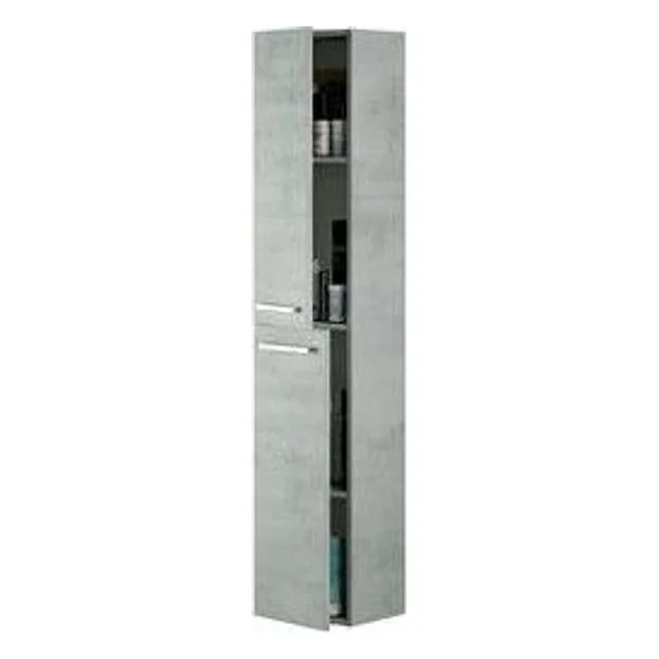 Kit Colonna Bagno Aruba 2 Ante Sosp. Cemento – cod. CPD99135