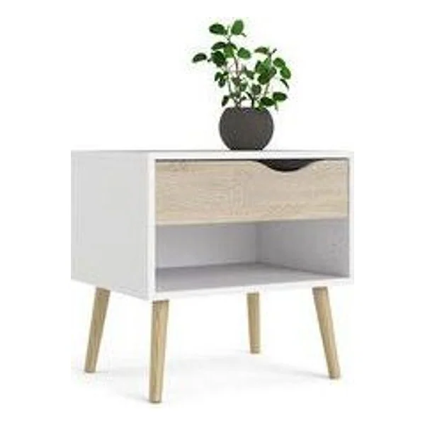 Kit Comodino 1 Cassetto 50X39X49 cm Oslo – cod. CPD794