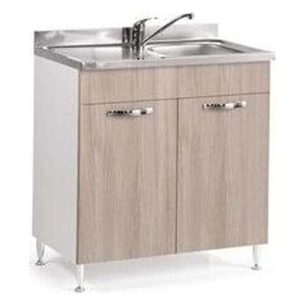 Kit Cucina Base 2 Ante 80X50XH85 cm senza Lavello Olmo – cod. CPD17610