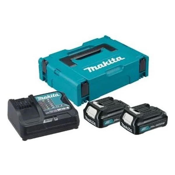 KIT ENERGY 12V max BL1021B 2Ax2+D MAKITA – cod. MAK197658-5