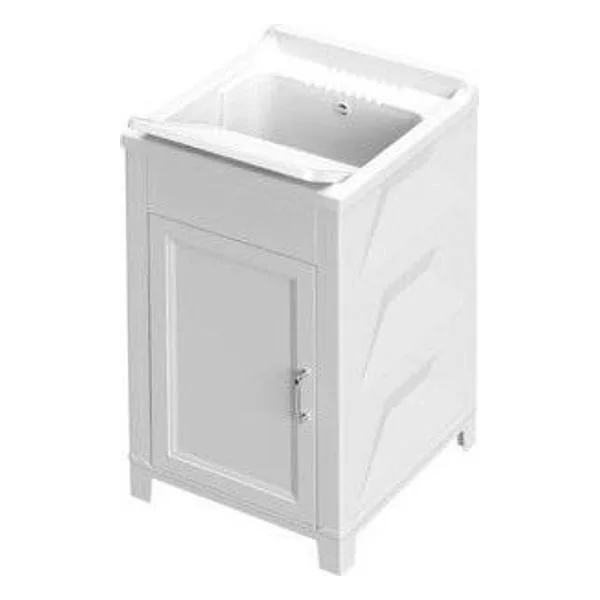 Kit Lavatoio Resina Antiacido 45X50 cm Bianco – cod. CPD94825