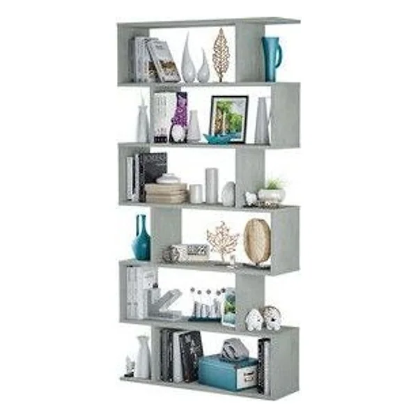 Kit Libreria Athena 80X25X192 Cemento – cod. CPD96406