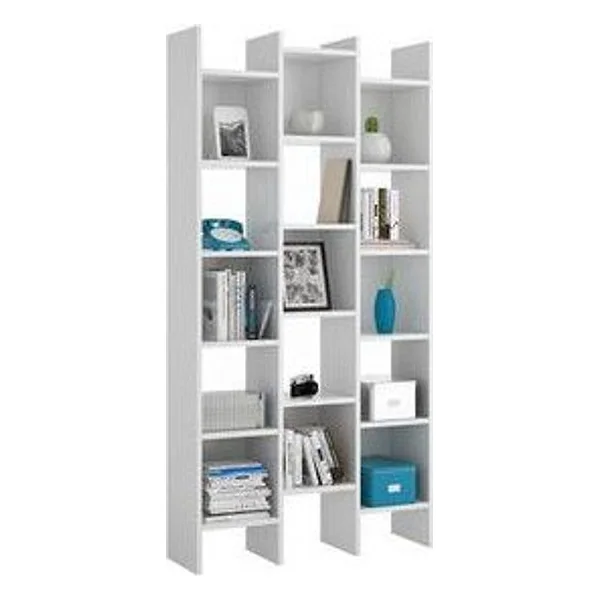 Kit Libreria Italian 96X25XH192 cm Bianco – cod. CPD502297