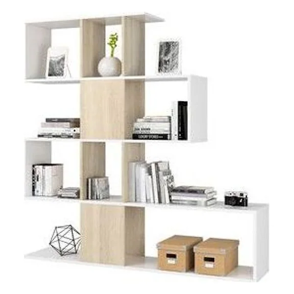 Kit Libreria Zig Zag 145X28X145 Bianco Canadian – cod. CPD94609