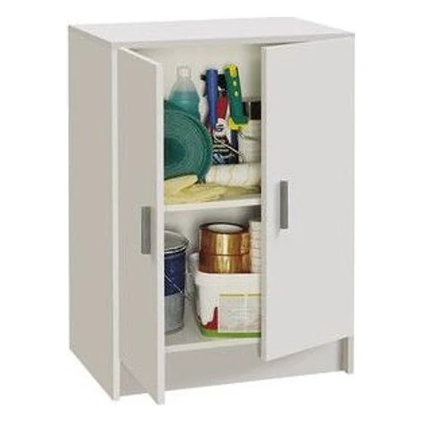 Kit Mobile 2 Ante Multiuso 59X37XH80 cm Bianco – cod. CPD95011