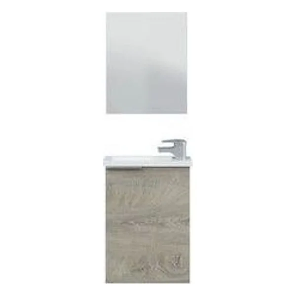 Kit Mobile Bagno 1 Anta 40 Sosp. Lavabo Rovere – cod. CPD502309