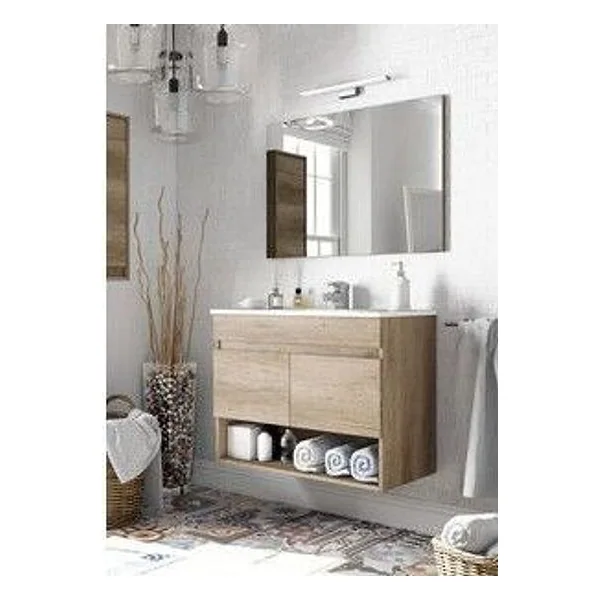 Kit Mobile Bagno Dakota 2 Ante 80 Sosp Rovere Nordik – cod. CPD96250