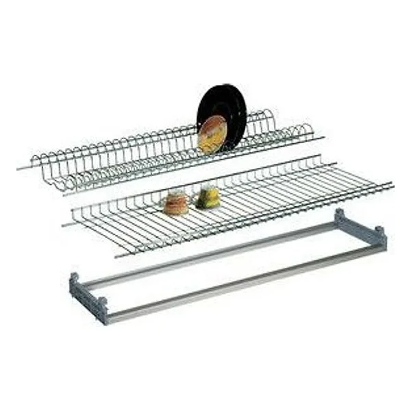 Kit Scolapiatti Telaio Regolabile con Vasch 86 cm Crom – cod. CPD50228