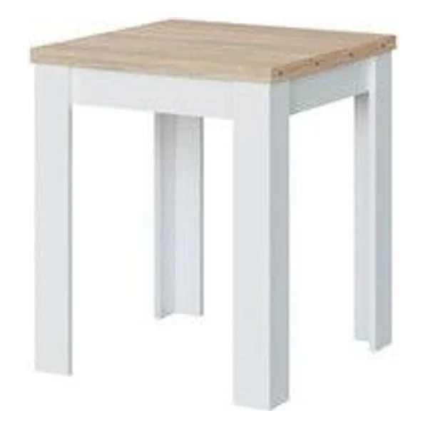 Kit Tavolo a Libro 67X67X135 cm Rovere Bianco – cod. CPD502303