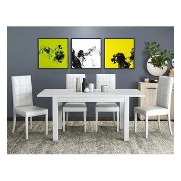 Kit Tavolo Firenze 110/150X70XH76 Bco Frassino – cod. CPD96922