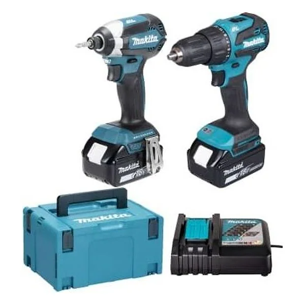 Kit Trap. DHP490+DTD153+DC18RC+BL1850BX2 Makita – cod. MAKDLX2537TJ