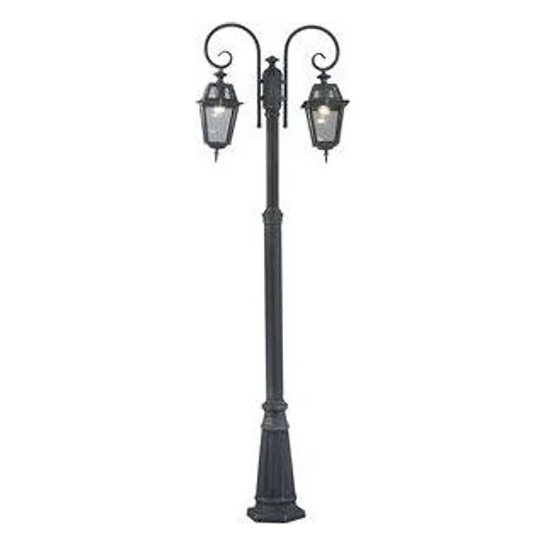 Lampione Milano a 2 Bracci Grigio Ghisa – cod. CPD34801