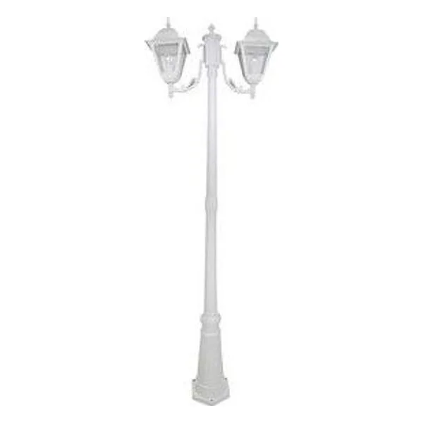 Lampione New York H 200 cm 2 Luci Bianco – cod. CPD38894