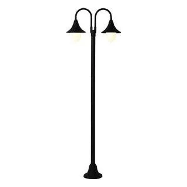 Lampione Parigi 2 Bracci Nero – cod. CPD32953