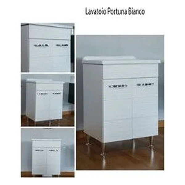 Lavatoio Antonella 60X50CM con Sifone Bianco Port – cod. CPD85747