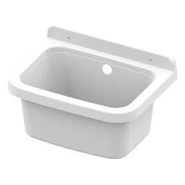 Lavatoio Resina a Parete 39X39 cm con Sifone – cod. CPD14827