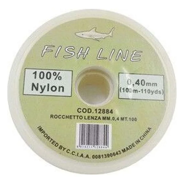 Lenza in Nylon per Pesca D 0,4MM Rocchetto 100M – cod. CPD12884