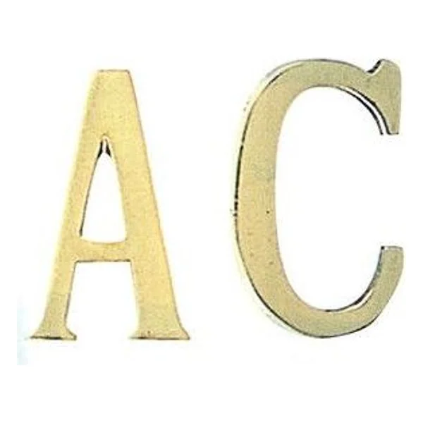 Lettera B in Ottone 75 mm – cod. CPD4439