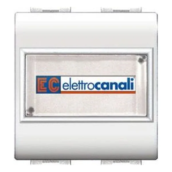 Life 4025 WH Pulsante con Portanome Bianco – cod. CPD89984
