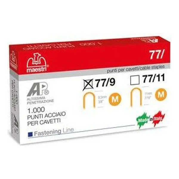 Maestri Punti Spillatrice 77/ 9 da 1000 PZ – cod. CPD664