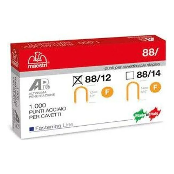 Maestri Punti Spillatrice 88/12 da 1000 PZ – cod. CPD8457