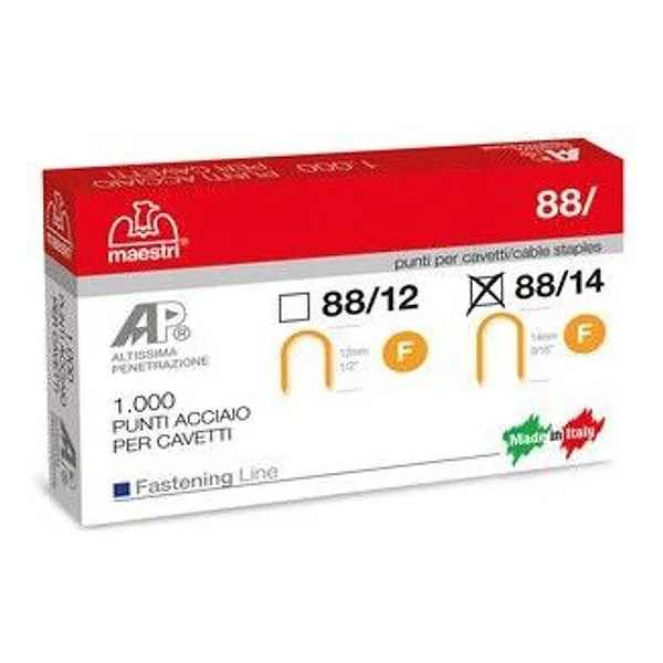 Maestri Punti Spillatrice 88/14 da 1000 PZ – cod. CPD15967