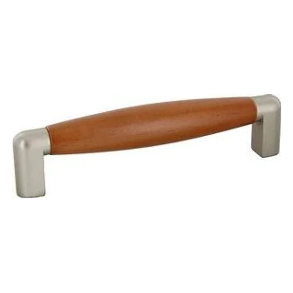 Maniglia Faggio 4090 107X27 mm Ciliegio Nichel Satinato (B) – cod. CPD33571