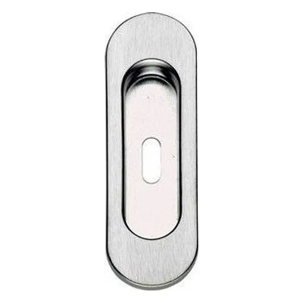 Maniglia Ovale per Porta Scorr con Foro Ott Cro Sat – cod. CPD8766