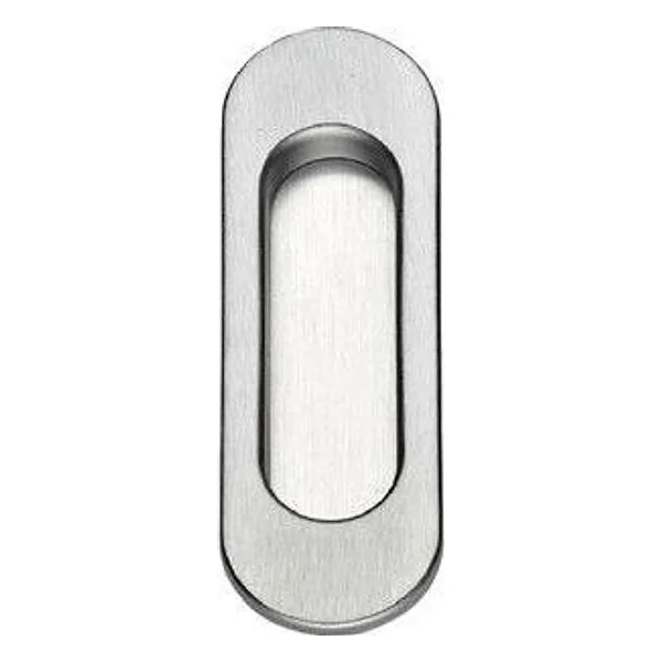 Maniglia Ovale per Porta Scorr senza Foro Ott Cro Sat – cod. CPD8749