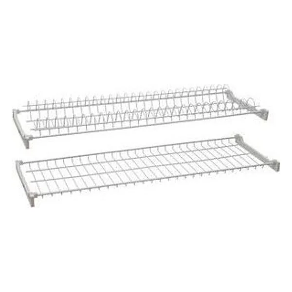 Mensola Scolapiatti Acciaio Plastica con Supporto 86 cm – cod. CPD37150