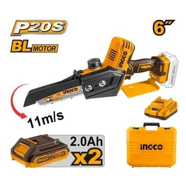 Mini Elettrosega 20V 2 Batterie 2AH Ingco – cod. INCCGSLI20686
