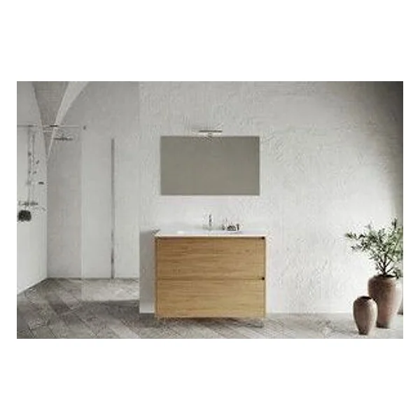 Mobile Bagno Lisbona 2C 100 Rovere Naturale – cod. CPD513156