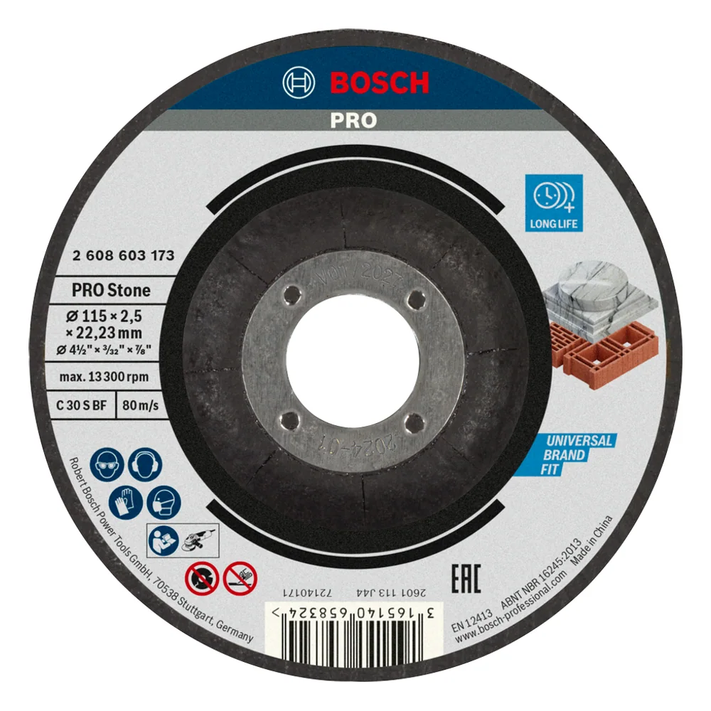 Mola da taglio PRO Stone, 115x2,5x22,23 mm – cod. BOS2608603173