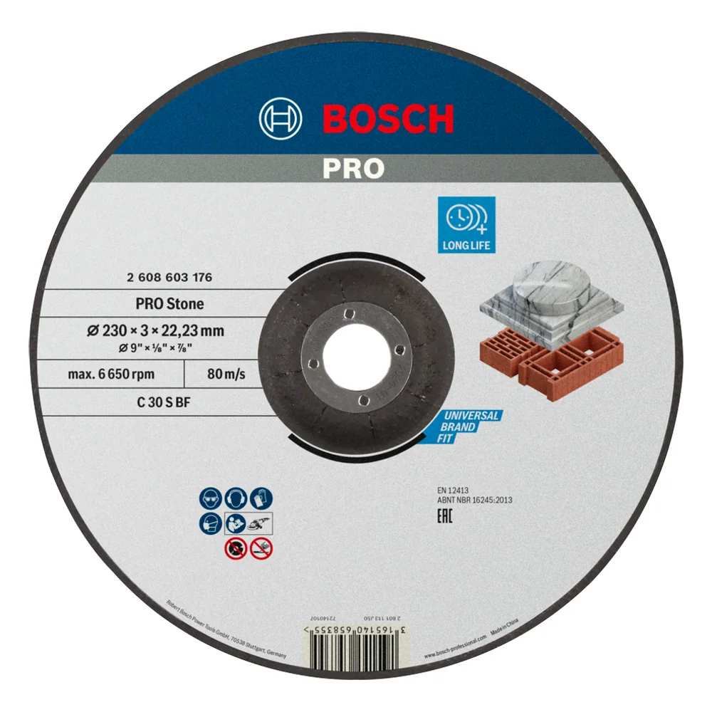 Mola da taglio PRO Stone, 230x3x22,23 mm – cod. BOS2608603176