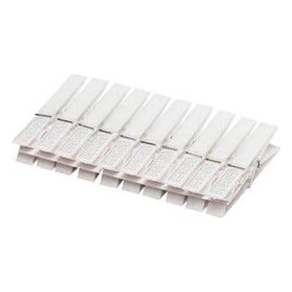 Molletta per Panni Bianca 10 PZ – cod. CPD1406