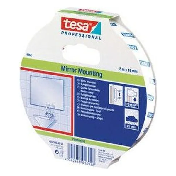 Nastro Biadesivo Tesa per Specchi 19MMX5M – cod. CPD95784