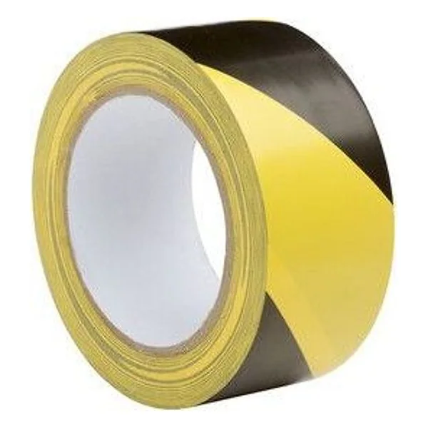 Nastro Segnaletico 50MMX33M Adesivo Giallo Nero – cod. CPD19820